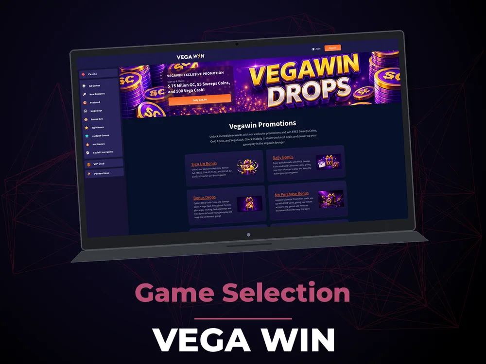 Vega Win - Game Selection