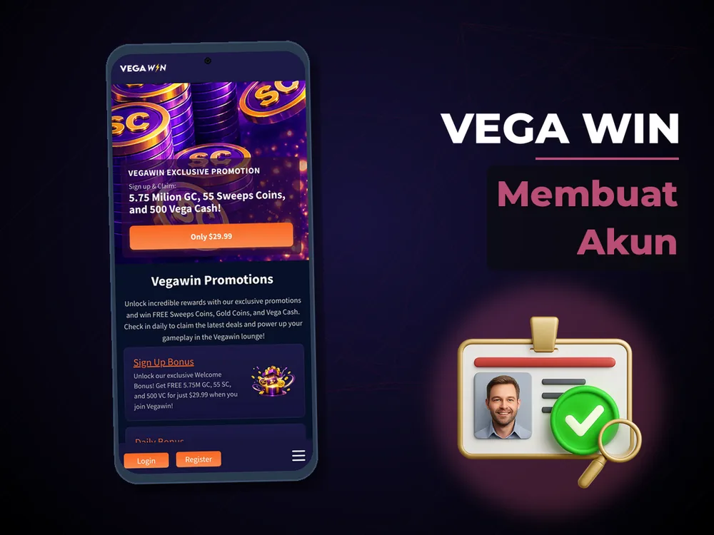 Vega Win - Membuat Akun